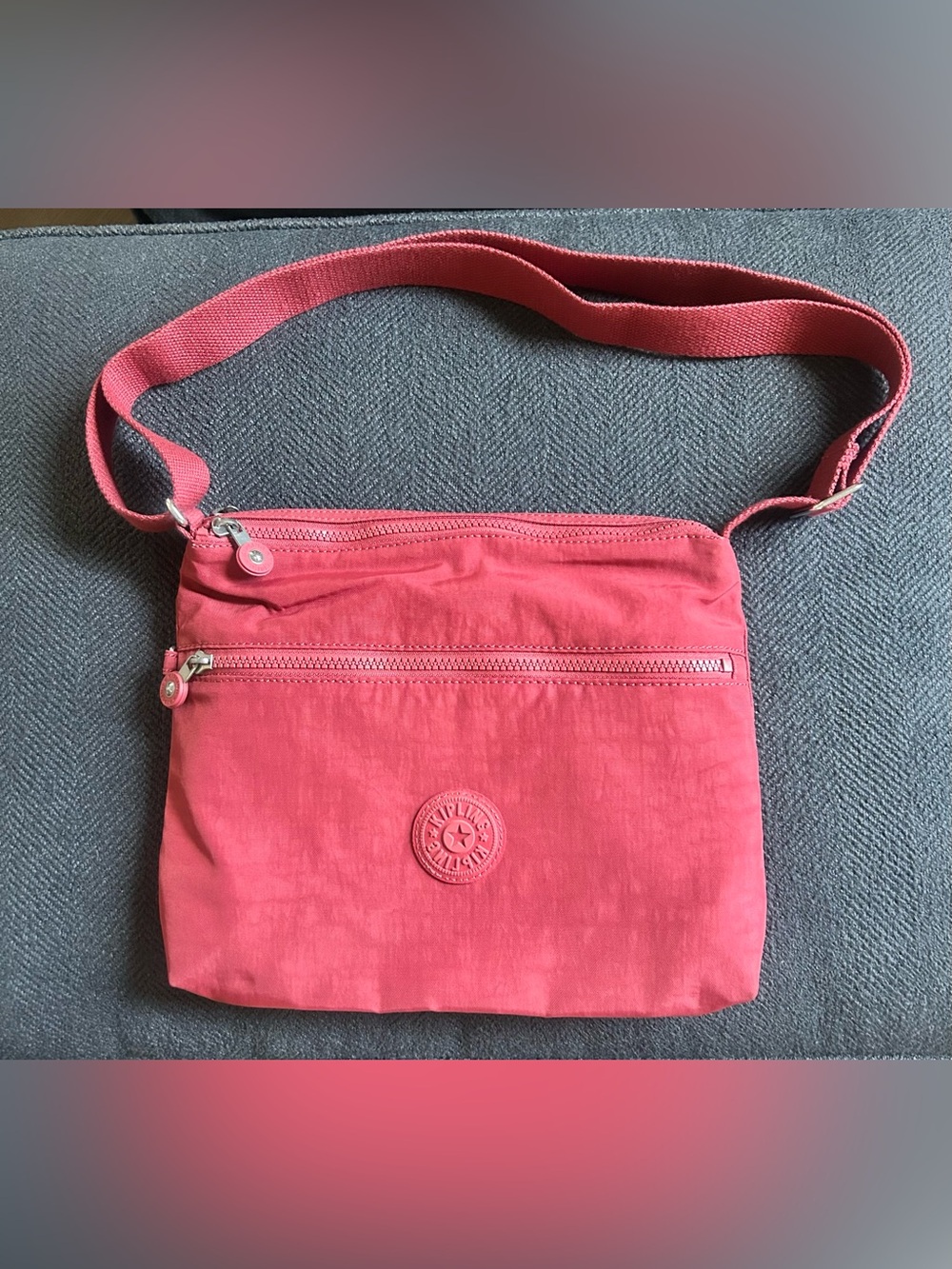 Kipling Women's Sebastian Crossbody Bag, Super Light, Color Merlot